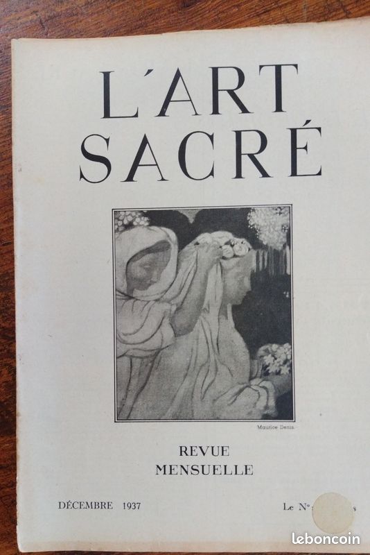 Lot de 19 magazines anciens L'Art Sacré 1937, 1938 et 1939 (image 20)