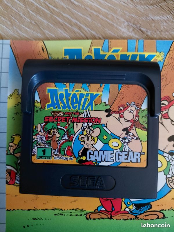Jeu Sega Megadrive - Asterix Et Le Pouvoir Des Dieux - Complet, Bon état