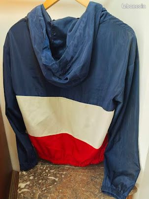 Coupe vent tricolore SHEIN taille S bleu blanc rouge - avec défauts à réparer (image 5)