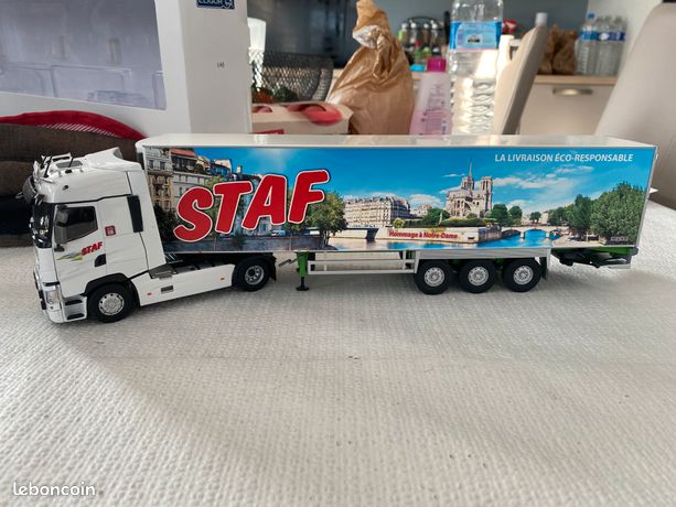 Miniature Eligor 1/43 - Renault Maxity Rouge - Camion Collection - Occasion Avec Boîte
