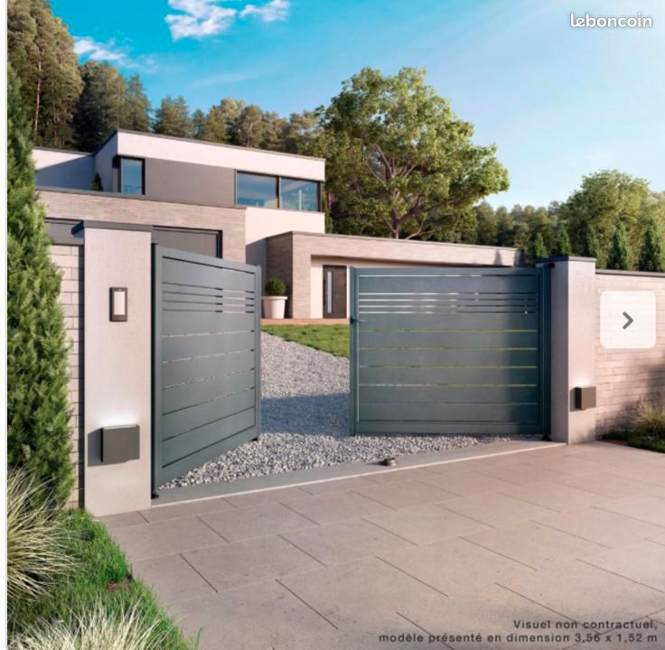 Portail Aluminium 3m50