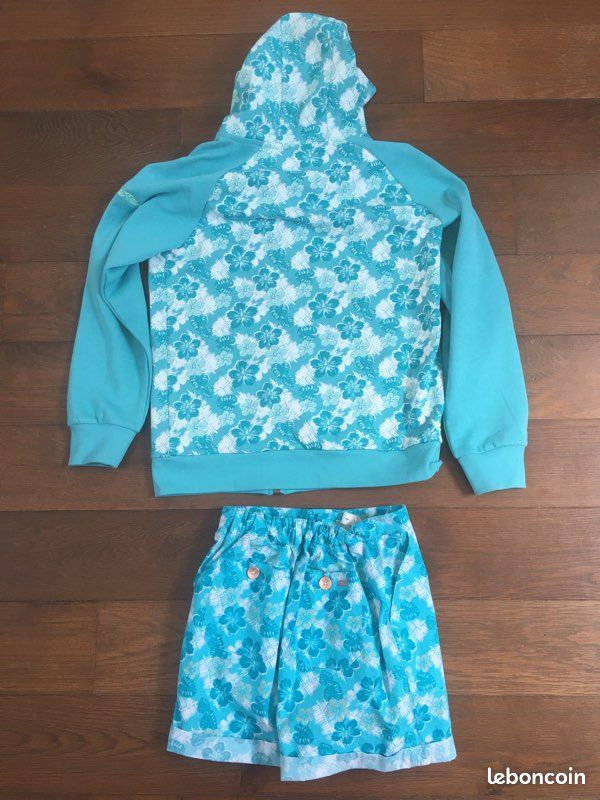 Ensemble short et sweat gilet TBE (image 2)