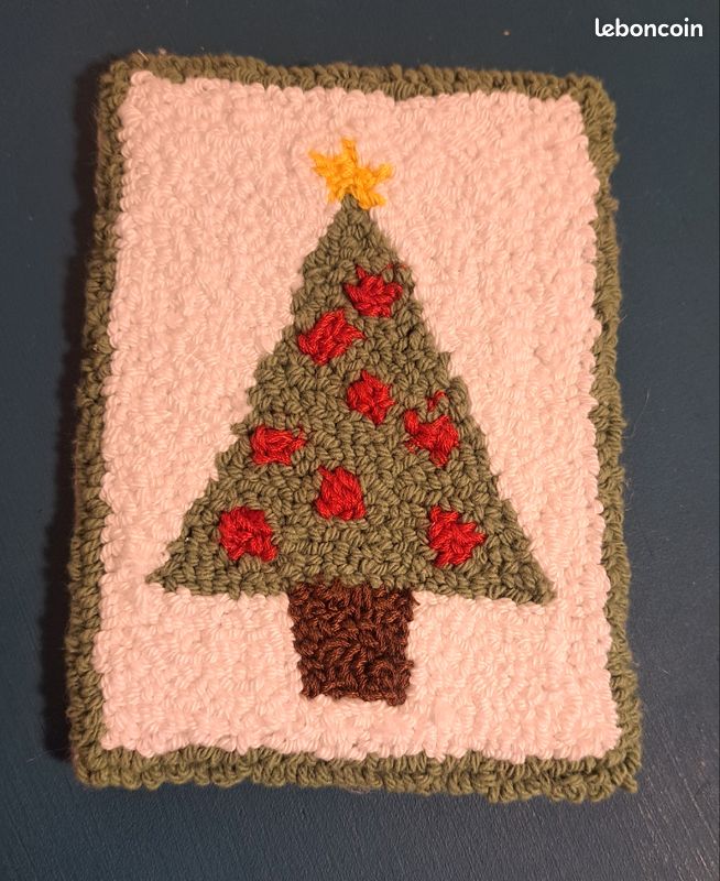 Mini tapis motif sapin de Noël 🎄 (image 1)