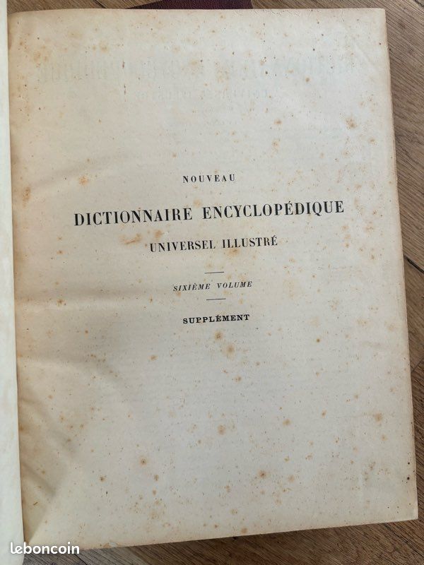 Encyclopédie Jules Trousset 5 volumes plus supplément (image 6)