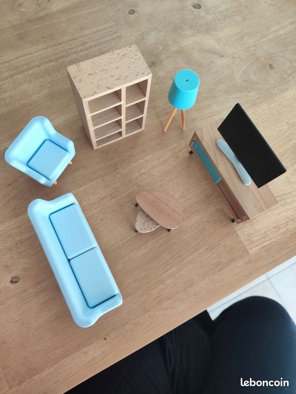 Salon pour maison de poupée ou playmobil (image 1)