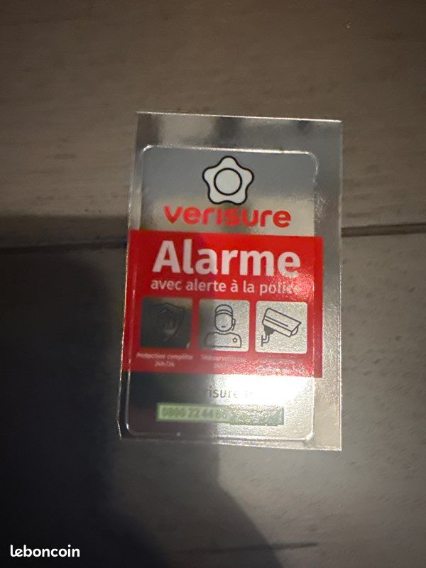 Pack De 2 Autocollants Verisure 2026 - Alarme Maison, Neufs, Promo