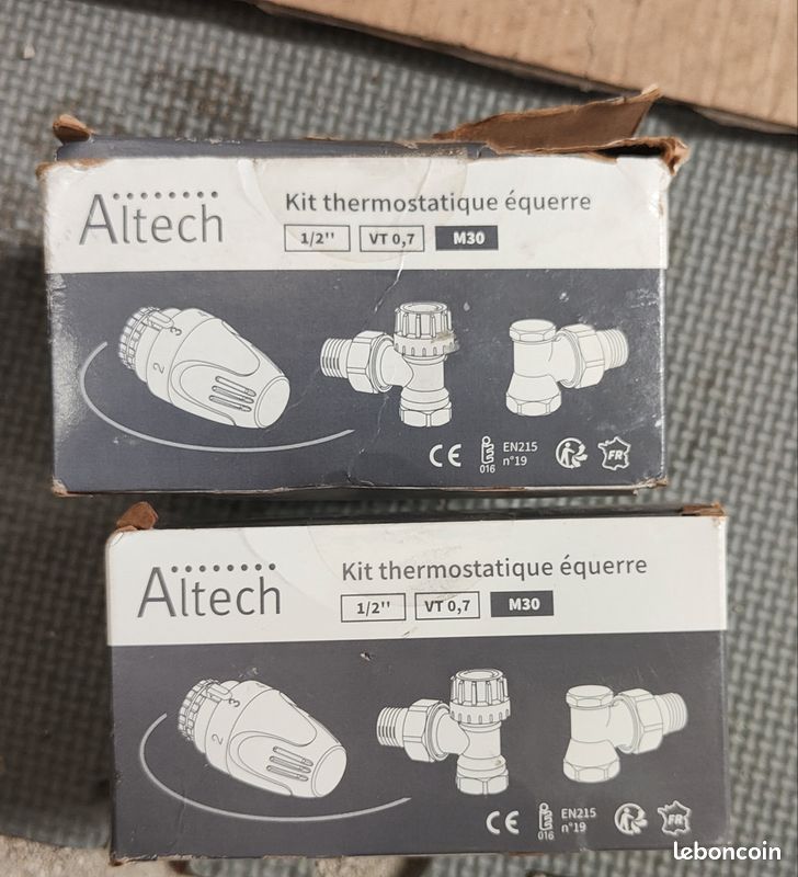 Adaptateur M30 Pour Vanne Thermostatique Giacomini - Lot De 2, Compatible Chauffage, Installation Sans Outil