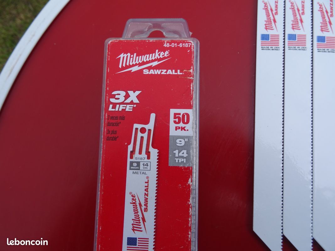 Lame scie sabre pour bois et plastique - Milwaukee