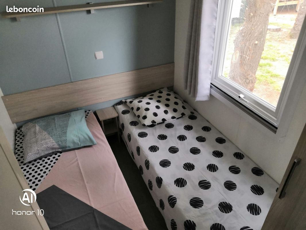 Mobil-home climatisé 6 pers. à 300m de la plage - Camping 4 étoiles La Falaise - Narbonne-Plage (image 8)
