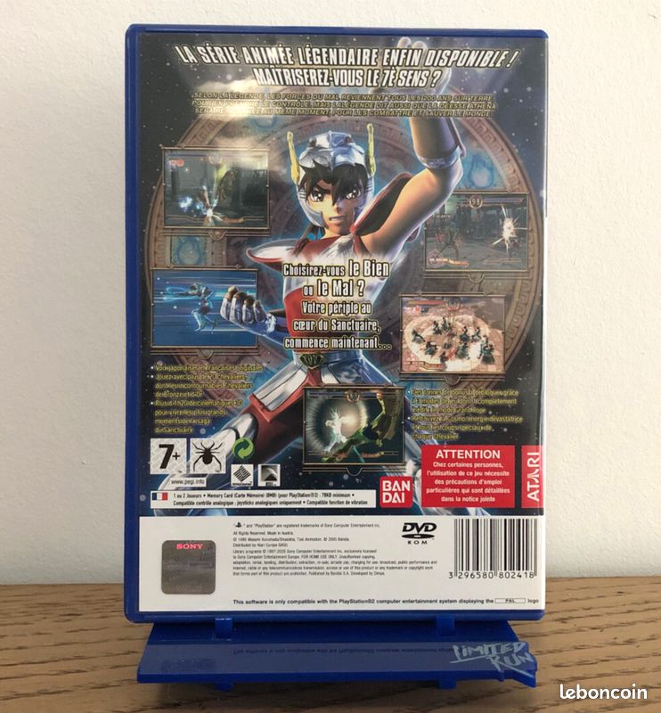Saint Seiya Les Chevaliers Du Zodiaque - Le Sanctuaire - PS2 PAL FR - Complet