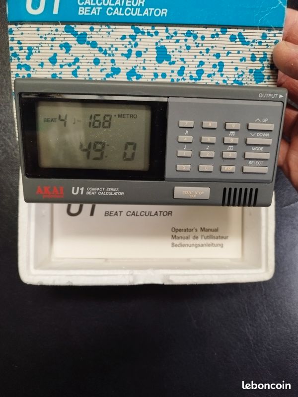 Métronome AKAI u-1 beat calculator (image 1)
