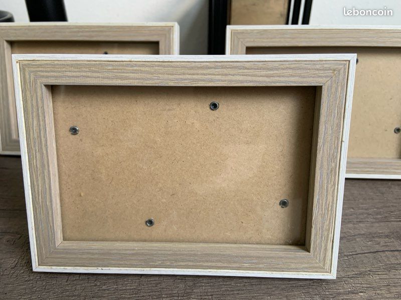 Lot de 3 Cadres 40x60 cm Bois MDF Naturel Verre Acrylique | Boutique en ligne plentyShop LTS