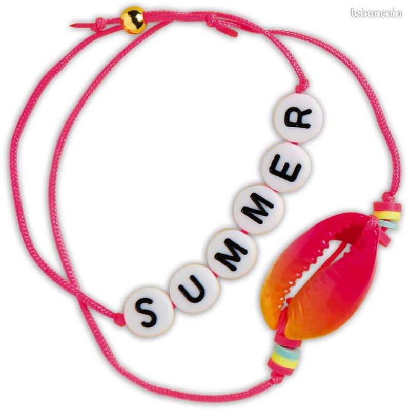 Janod - Coffret 13 Bracelets De L'Amitié à Créer - Les Ateliers Bijoux - Kit Loisir Créatif Enfant - Apprentissage Motricité Fine Et Créativité - Dès