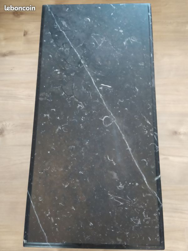 Table basse - marbre noir (image 2)