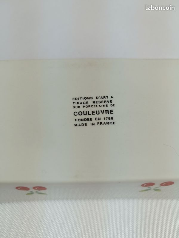 Petit plat - porcelaine de Couleuvre (image 13)