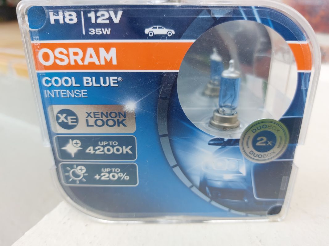 Ampoule h8, osram, cool bleue - Équipement auto