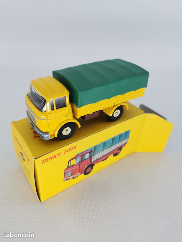 Dinky Toys F n° 584 camion bâché GAK BERLIET peu sorti en boite | UK