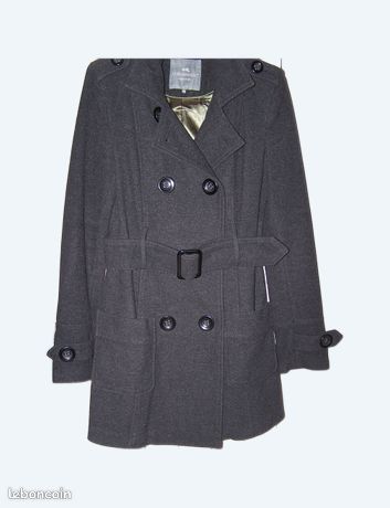 TRENCH Hiver gris Vêtements