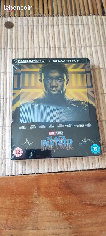 Black panther lenticulaire steelbook neuf (image 1)