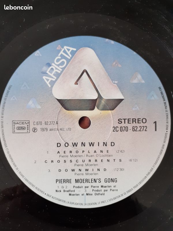 Vinyle Pierre Moerlen's Gong (image 3)