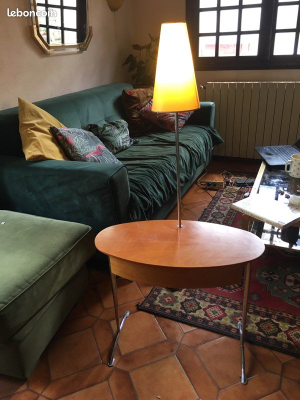 Lampadaire tablette liseuse vintage (image 3)