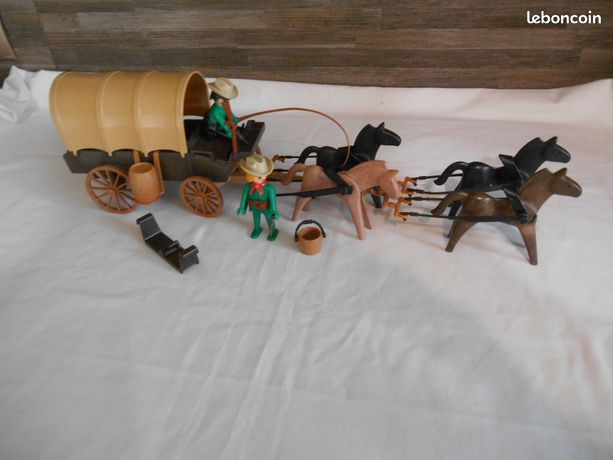 Playmobil Maison Western N°3769 - Vintage 1987 - Allemagne - Très Bon état