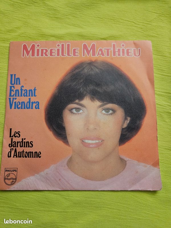 45t Mireille Mathieu un enfant viendra (image 1)