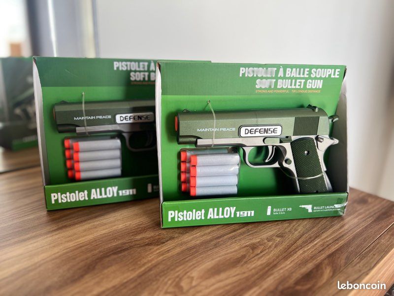 Pistolet à balles souples 1911 – Jouet neuf (image 1)