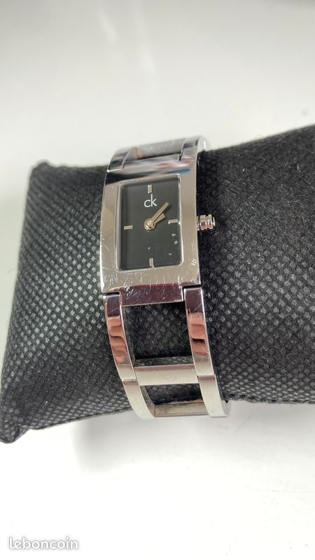 Montre Calvin Klein K4211 02 Bracelet acier, Swiss Made