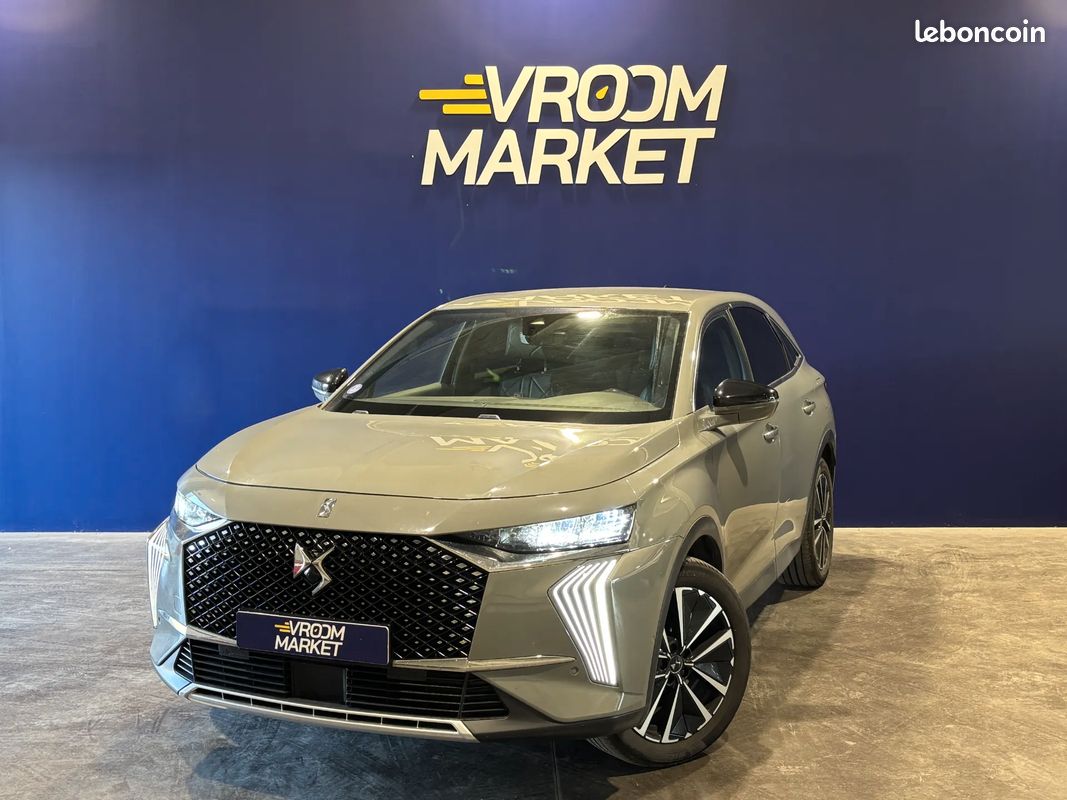 DS DS 7 E-TENSE 225ch Bastille - Origine France / CarPlay / Suivi complet / Caméra 360° / Hayon électrique et main libre / Keyless Go / Gris Laqué / Pack Drive Assist (image 1)