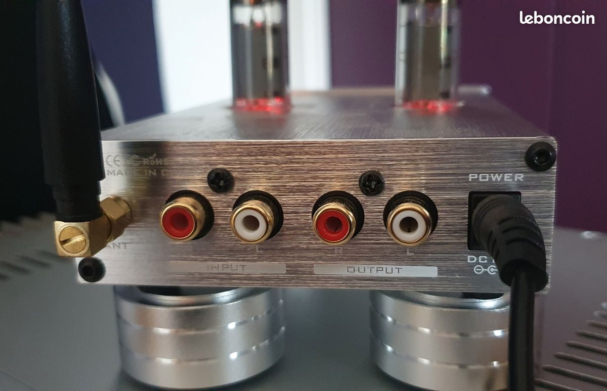 Préamplificateur à tubes FX-AUDIO TUBE-03 MKII Stéréo 6K4 Bluetooth 5.0 Argent (image 6)