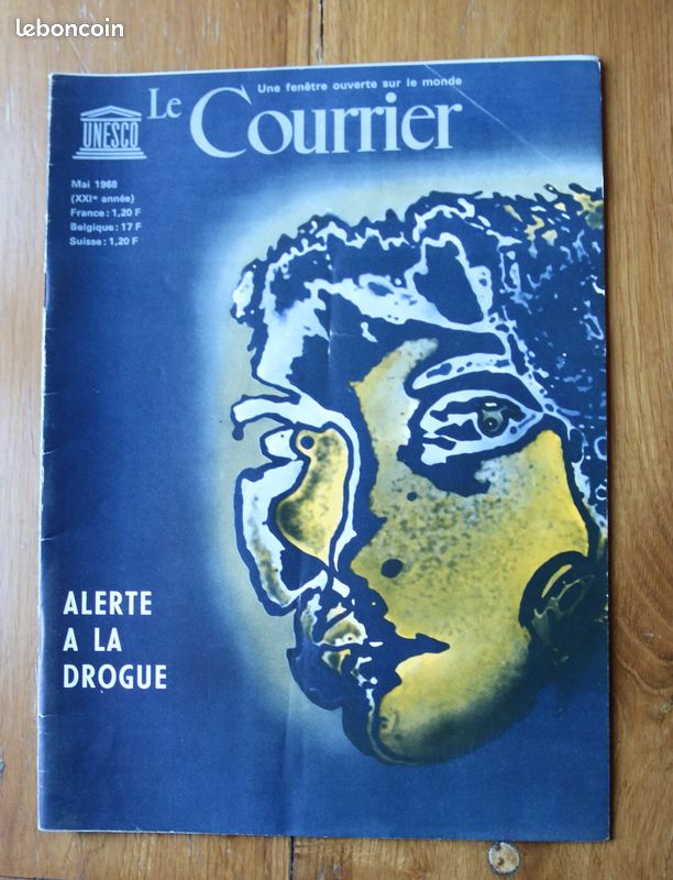 Revue "le courrier Unesco" 05/1968 drogue (image 1)