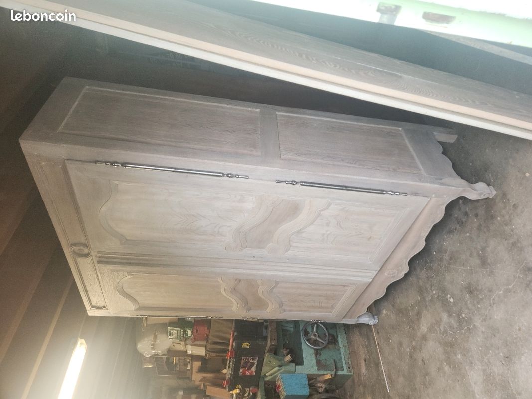 Armoire lorraine 19eme restaurée et relookee (image 1)