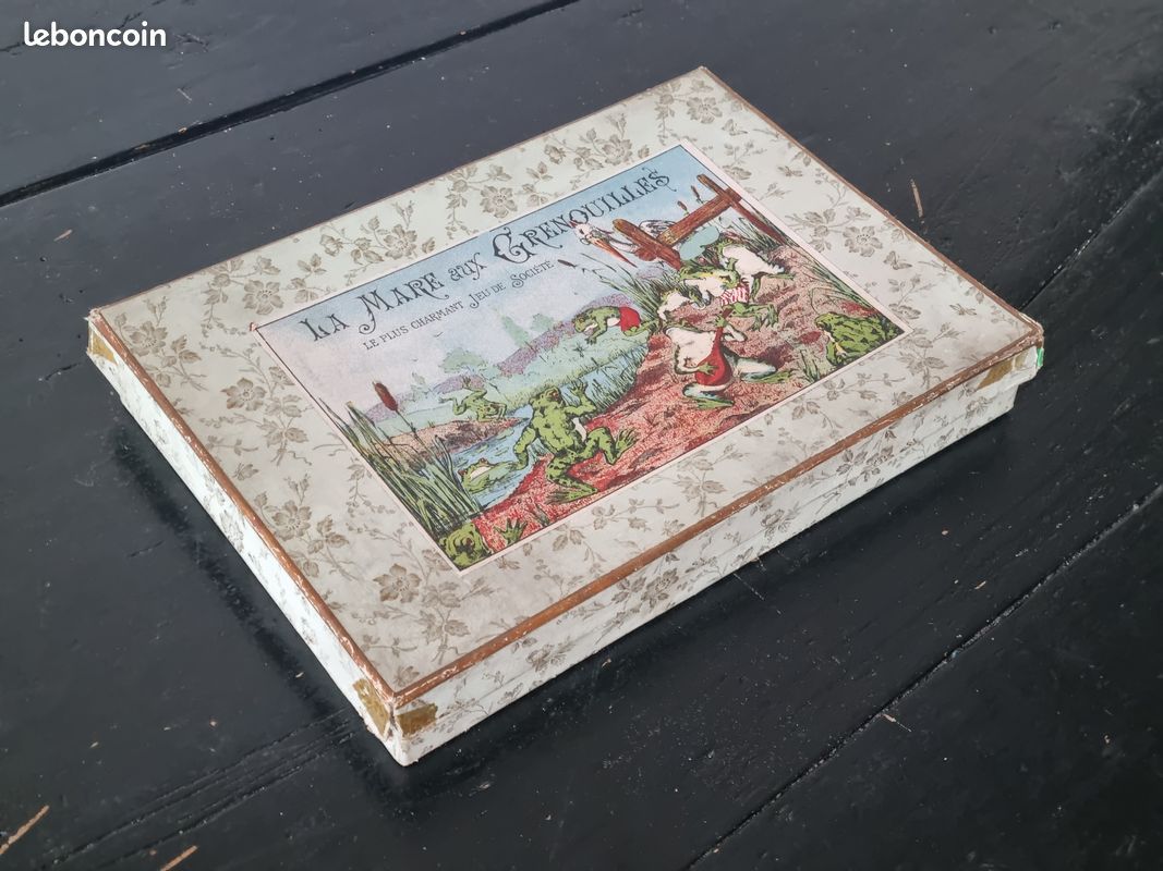 Jeu ancien LA PECHE AUX GRENOUILLES GB & CIE NICOLAS