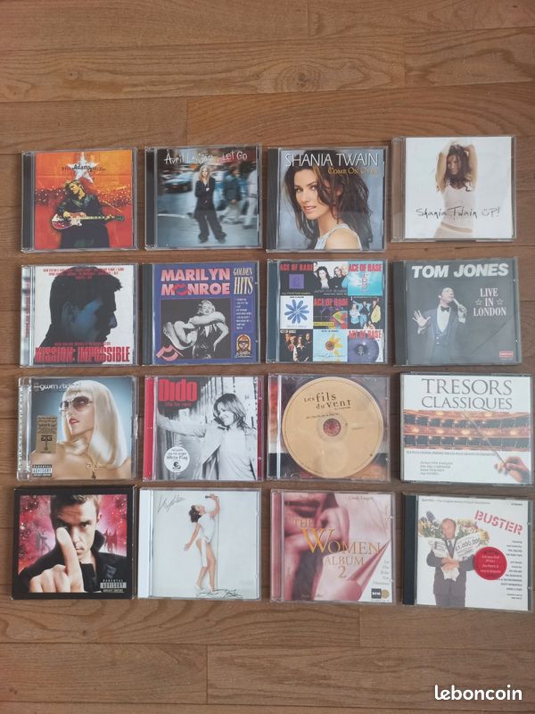Lot de 16 CD DIVERS 2 euros l unité ou le lot (image 2)