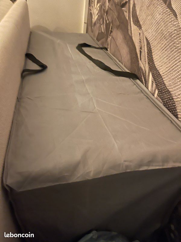 Matelas Futon Portable Pliable, Matelas Futon Japonais 90x200 Cm, Housse Lavable beige - Futon