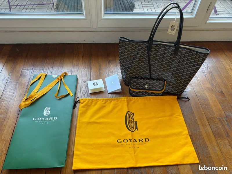 Sac cabas Goyard Saint Louis PM noir Accessoires Bagagerie