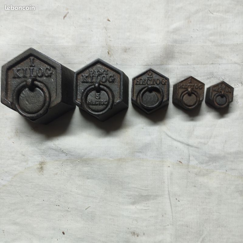 Lot De 13 Plaques De Poids Vintage – Mix Marques – 43.5 Lbs – Musculation