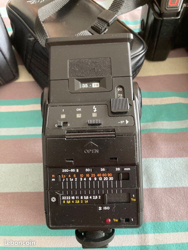 Appareil Photo Vintage Minolta HD5 – Argentique, Noir, Avec étui, Fabriqué Au Japon