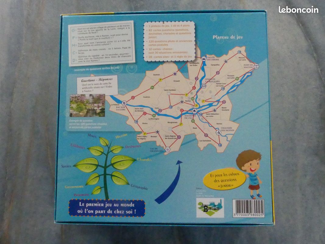 Jeu de société Nantes. Un jeu de questions et d'humour sur Nantes (image 2)