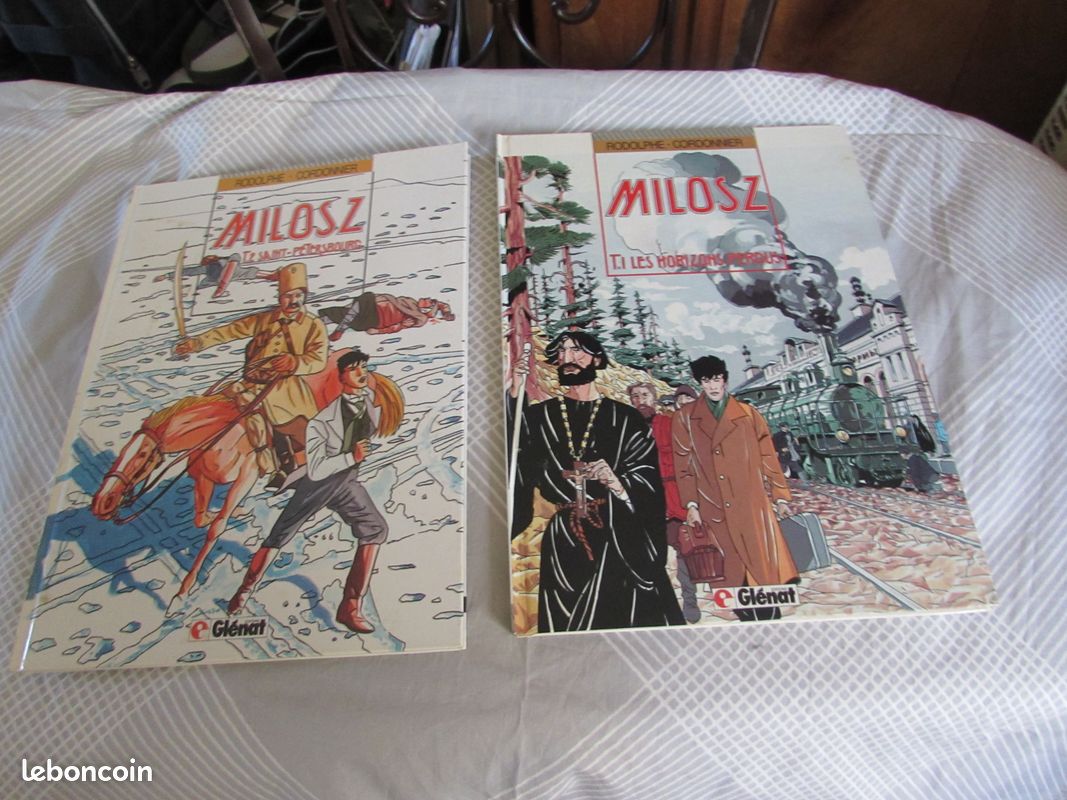 Bd Milosz - Lot des tomes 1 & 2 - Glénat (image 1)
