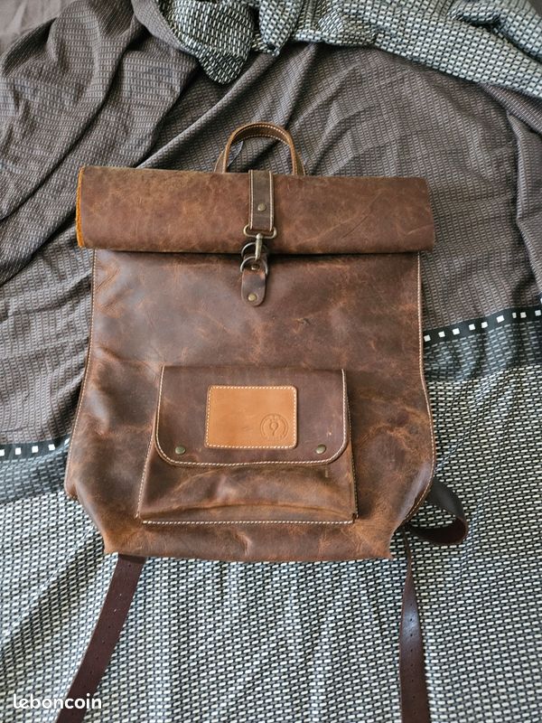 Cuir Naturel Sac Ã Dos Cuir Artisanal Grand Sac à Dos Vintage Cuir