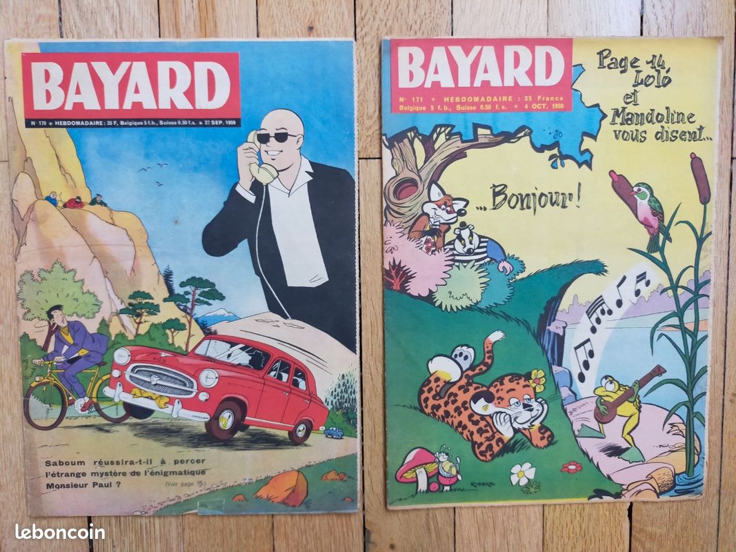 Lot de 11 revues Bayard 1958-1959 (image 8)