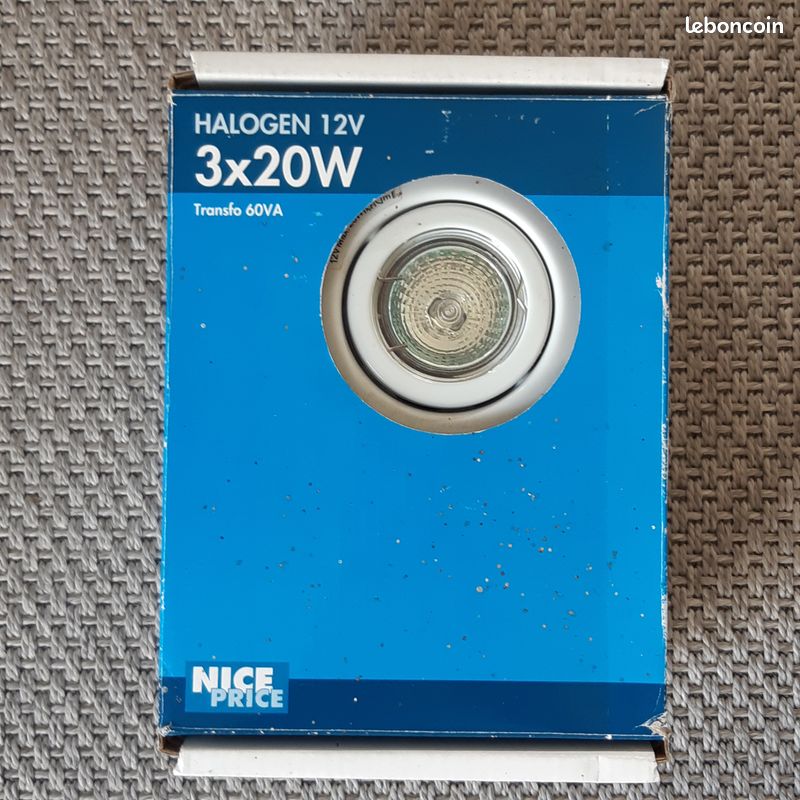 Spots à encastrer avec transfo et câblage - 3 unités de 20 watts - Neufs (image 5)
