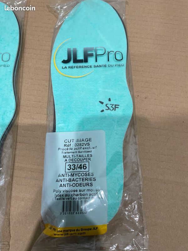 SEMELLES JLFPRO MULTI-TAILLES A DÉCOUPER 35/46 et 33/46 (image 2)