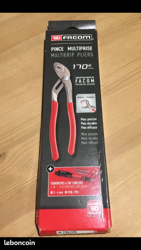 FACOM Pince Multiprise Standard Ouverture 40 mm - Leroy Merlin