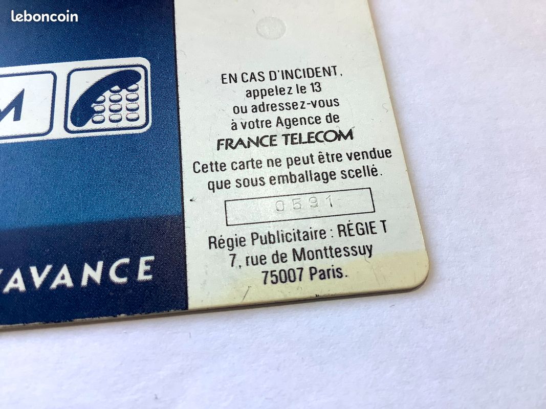 50 unités - TELECARTE PRIVEE PUBLIQUE
