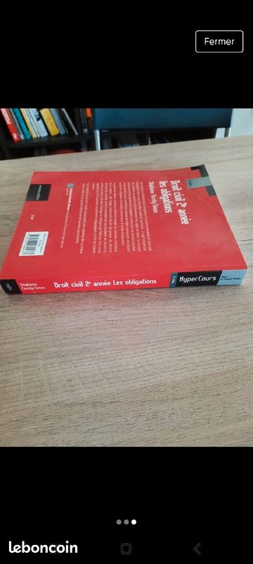 Livre cours Droit civil 2e année les obligations Stéphanie Porchy-Simon (image 3)