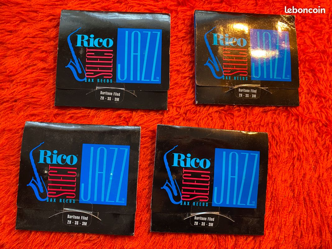 Anches Rico Royal Saxophone Baryton Force 3.5 - Pack De 10