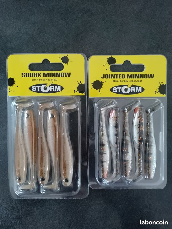 Lot leurres souple storm - Sport & Plein air